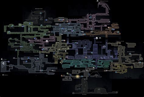 hollow knight forgotten crossroads map|Stitched together the full map of everything possible to .